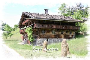 Bauernhäuser in Tirol, Österreich