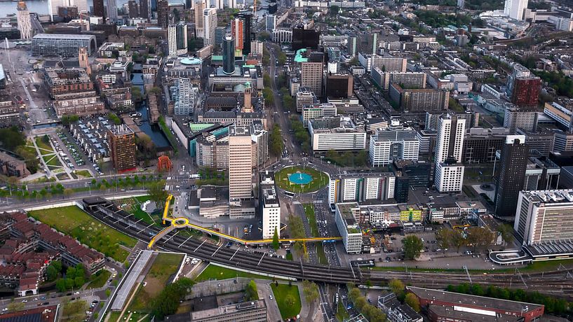 Hofplein en de Coolsingel von Roy Poots