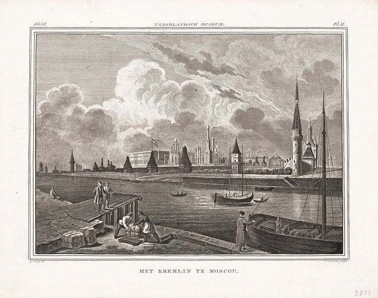 Kreml, Moskau, 1838 von Atelier Liesjes