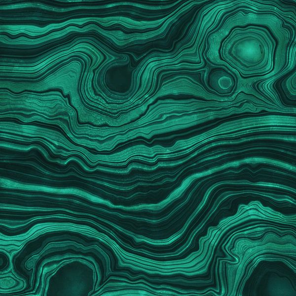 Malachit Textur 01 von Aloke Design