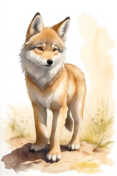 Junger Wolf von DeVerviersBelgium