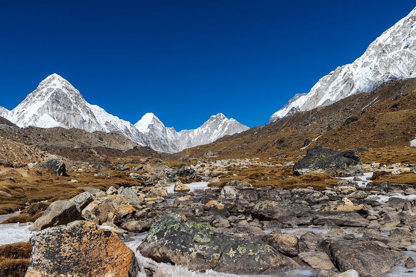 On the way to Mount Everest, the Chomolungma, the Mother Goddess of the Earth. by Ton Tolboom