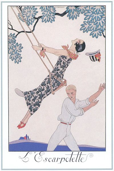George Barbier - L'Escarpotette by Peter Balan
