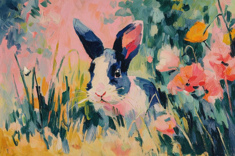 Niedlicher Hase im Garten von Niklas Maximilian