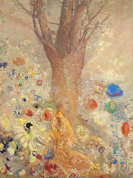 Odilon Redon-der Buddha von finemasterpiece