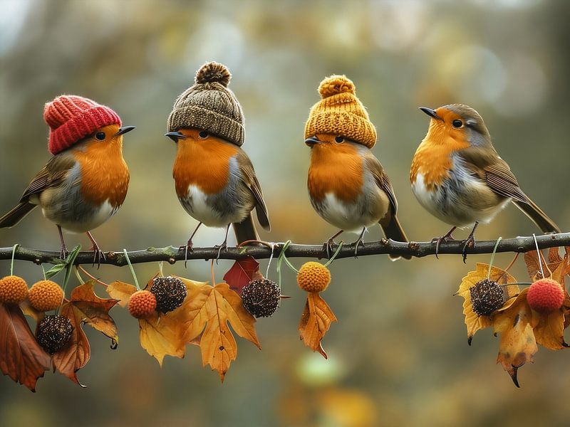 Humour de rouge-gorge par Max Steinwald