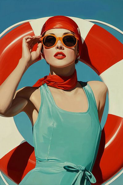 Chic Vintage au bord de la piscine n° 2 par Studio BB