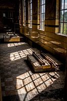 Fenster in einer alten Fabrik