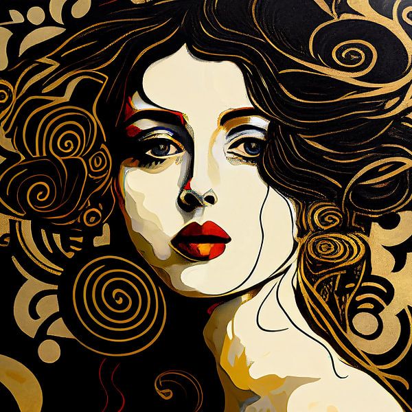 Curly woman by Bianca ter Riet