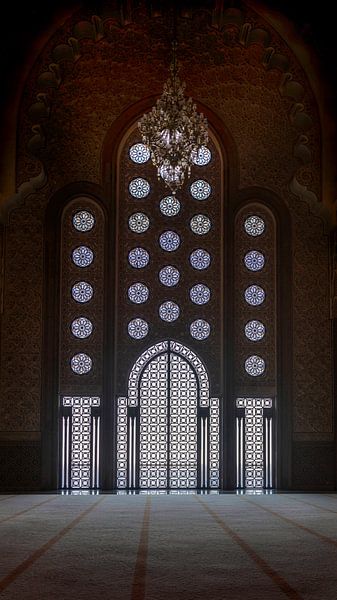 Tür in der Hassan-II-Moschee in Casablanca. von Rene Siebring