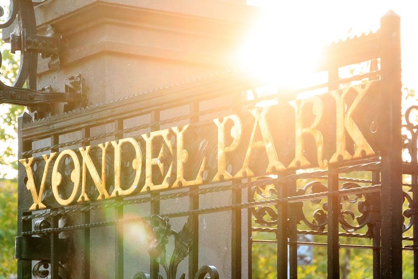 Vondelpark Goldener Frühling von Dennis van de Water