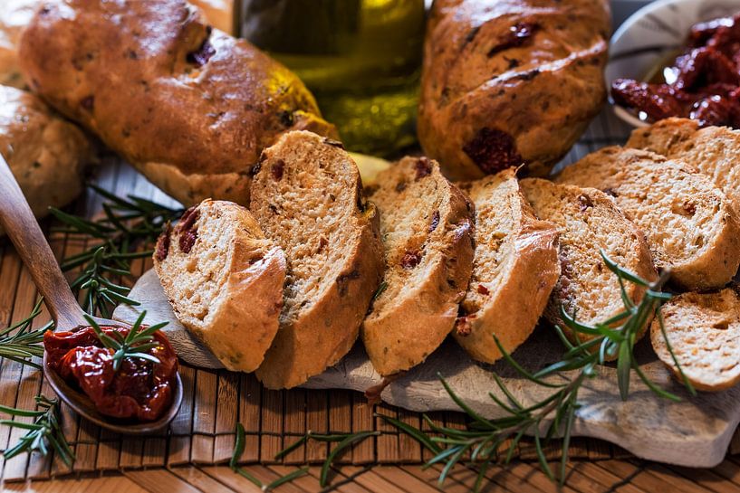 Tomato baguette by Sergej Nickel