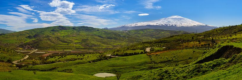 Sizilien - Blick auf den Ätna von Teun Ruijters