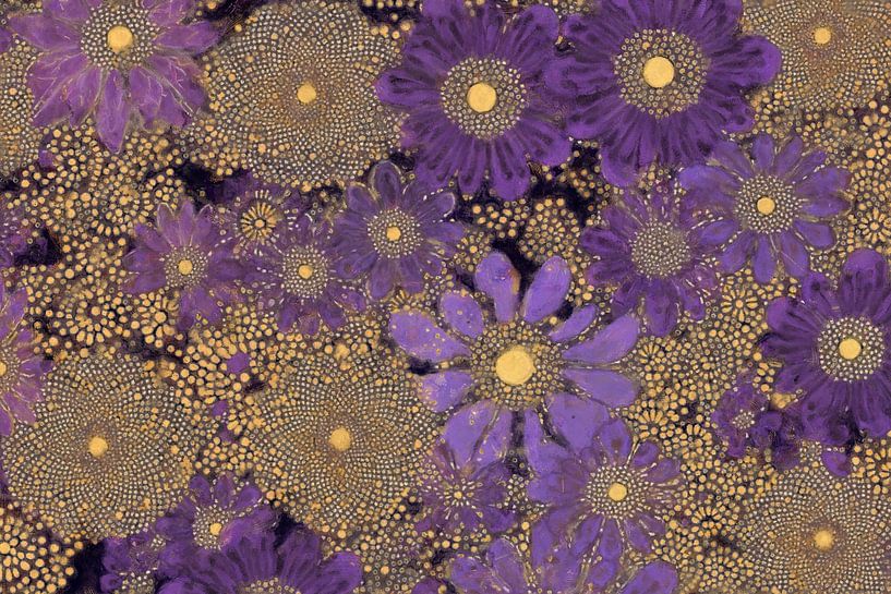 Lila Blumengarten von Whale & Sons