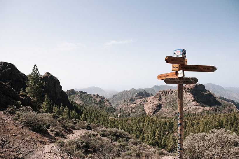 Berge von Gran Canaria von Jantine Prins