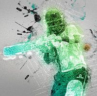 Kricket Sport Kunst HCC Den Haag