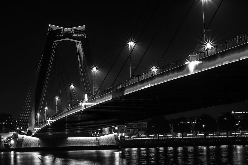 Blue Lights And Sirens Nearby The Williamsburg [B/W]. by SVPhotography