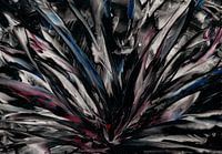 Dark red white and blue