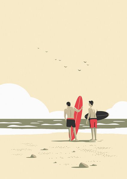 Auf die Welle warten von Rene Hamann