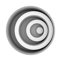 Panneau Cercles excentrés