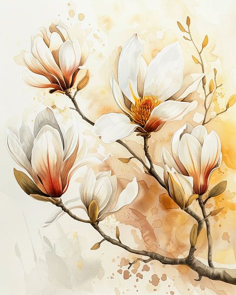 Frische Frühlingsblumen von It starts with Art