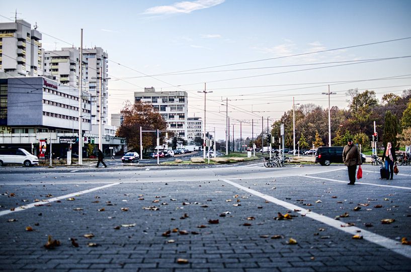 Lonely Plaza, Germany by A. David Holloway
