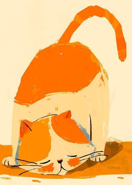 Chat mignon qui se frotte par MIROKKU