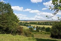 Rivier La Meuse (de Maas) in Frankrijk