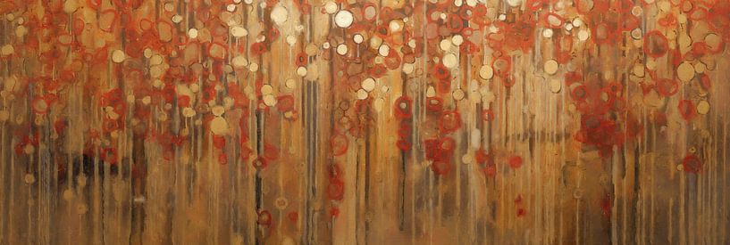 Pluie de fleurs rouges par Whale & Sons