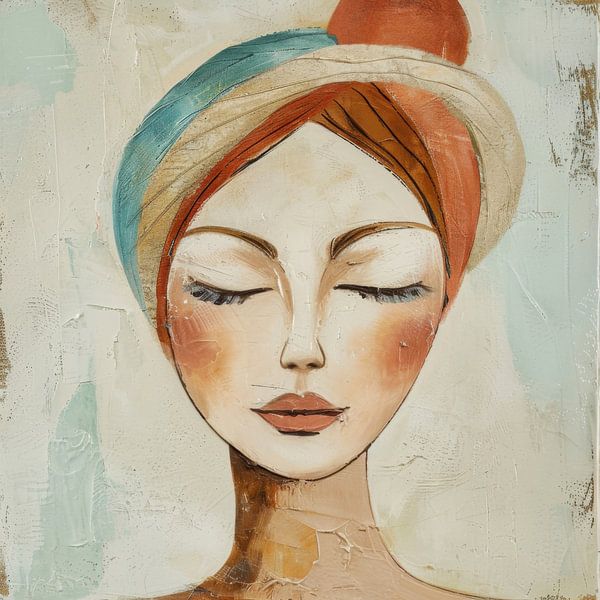 Peinture abstraite femme par Poster Art Shop