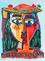 Abstract portrait Petronella by Pablo Picasso