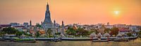 Der Wat Arun Temple Bangkok im Dunst