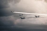 Flying Bulls in formatie