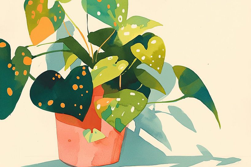 Abstraktes modernes Interieur von Moderne Kollektion