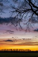 Bunter Sonnenuntergang