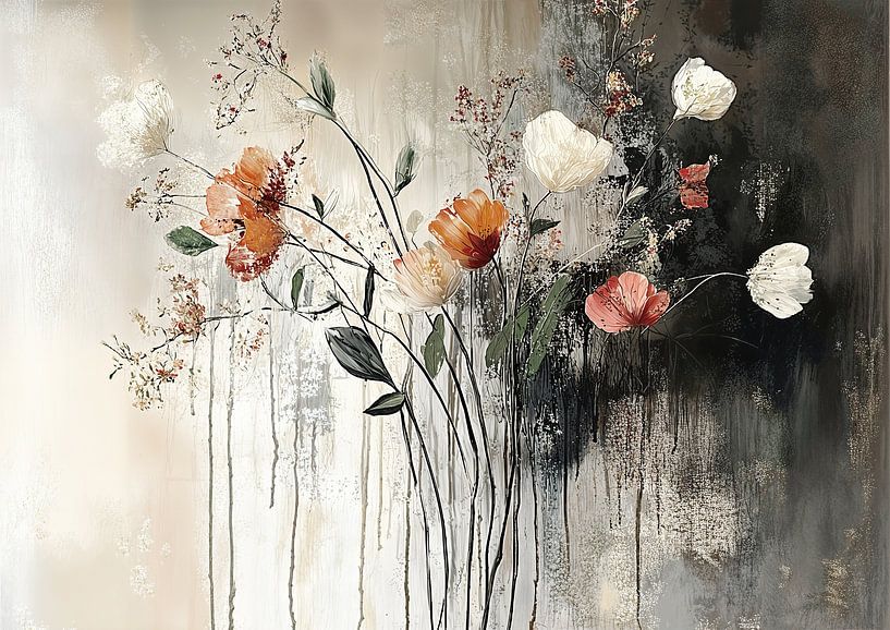 Peinture de fleurs par Zen et Plus