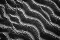 Ondulations du sable sur la plage