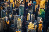 Times Square vanuit de lucht