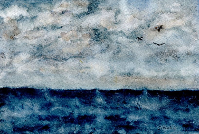 La mer agitée par Sandra Steinke