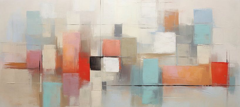 Abstrait pastel par Peintures accrocheuses