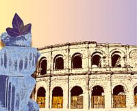 Poortwerk met klimop