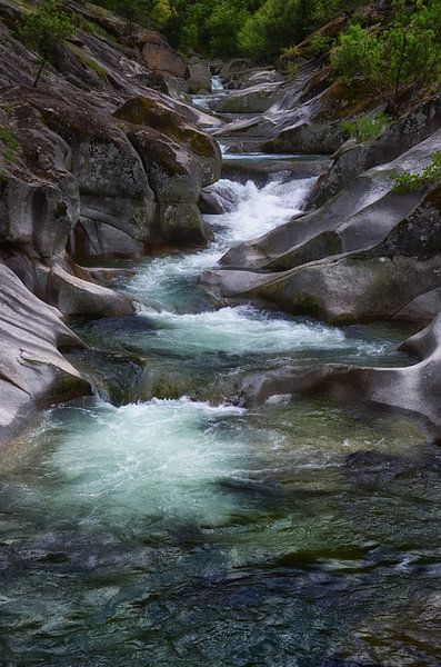Garganta de los Infiernos, waterfall in Valle del Jerte, Spain. by Iris Heuer