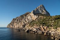 Cove and cliffs at Peñón de Ifach in Calpe