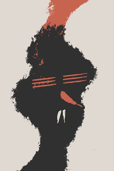 Rote Chili-Nase von dcosmos art