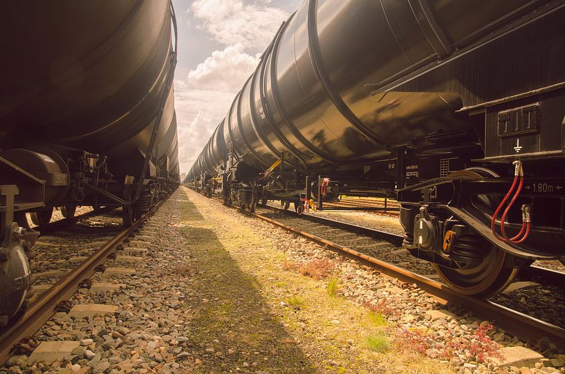 Lignes de wagons par Arjen Roos