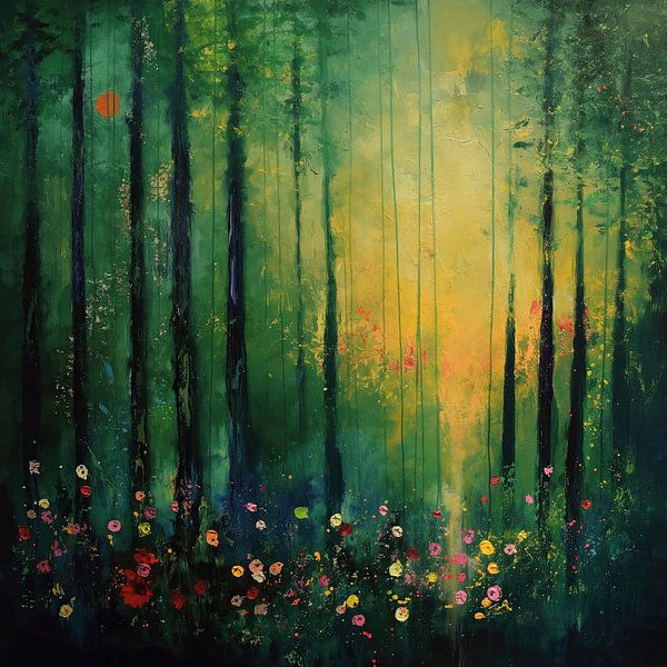 Wald des Expressionismus von Mel Digital Art