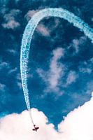 stunt flying between the clouds 6