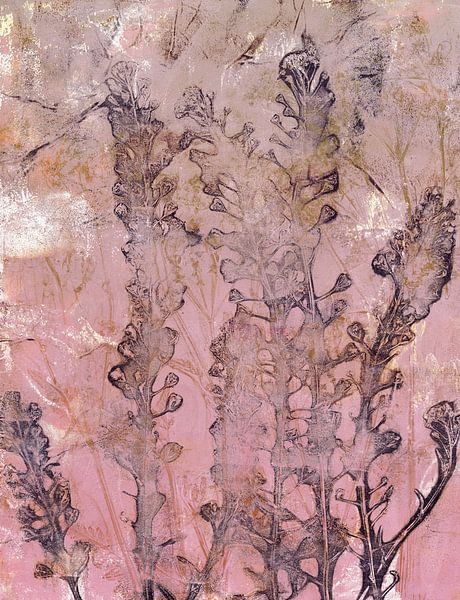 Beauté botanique naturelle. Plantes en rose, ocre et taupe. par Dina Dankers