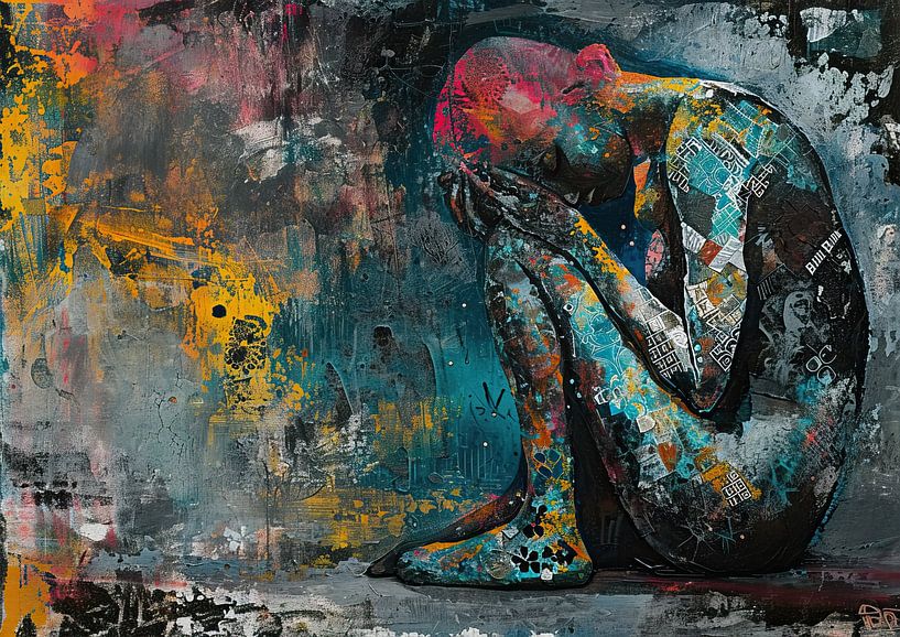 Modern Abstract | Abstract Human Figure by Art Whims