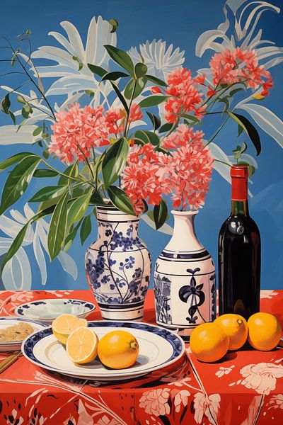 Citrons et vin par NJ Midnight Studio